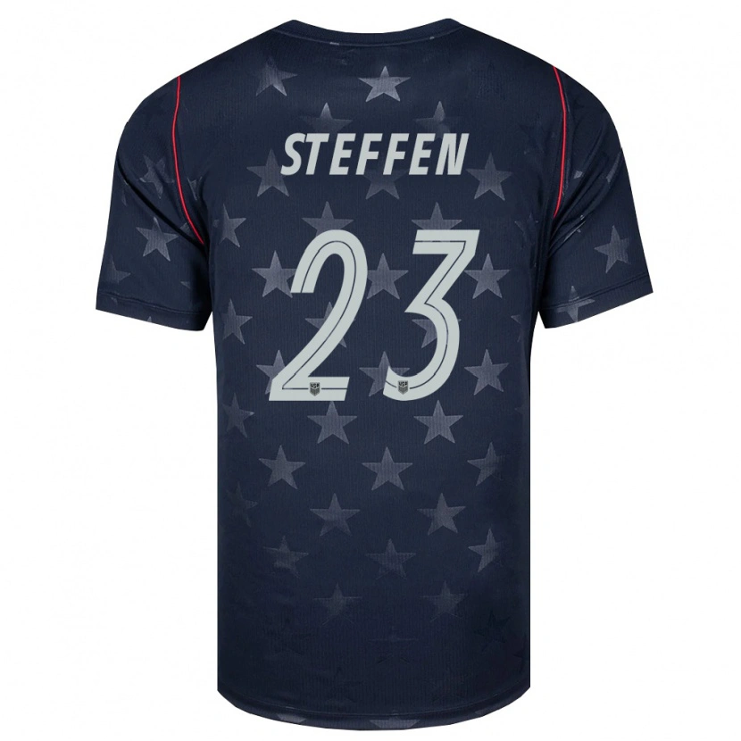 Danxen Dětské Spojené Státy Americké Zack Steffen #23 Černá Bílá Červená Daleko Hráčské Dresy 26-28 Dres