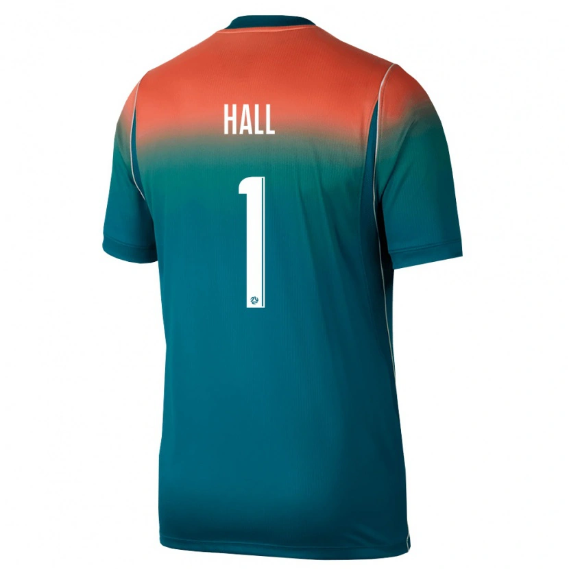 Danxen Dětské Austrálie Steven Hall #1 Zelená Růžová Daleko Hráčské Dresy 26-28 Dres