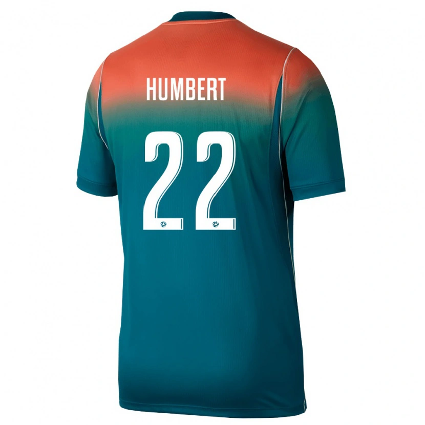 Danxen Dětské Austrálie Marcus Humbert #22 Zelená Růžová Daleko Hráčské Dresy 26-28 Dres