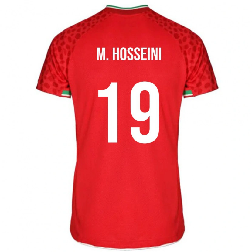Danxen Dětské Írán Majid Hosseini #19 Červená Bílá Daleko Hráčské Dresy 26-28 Dres