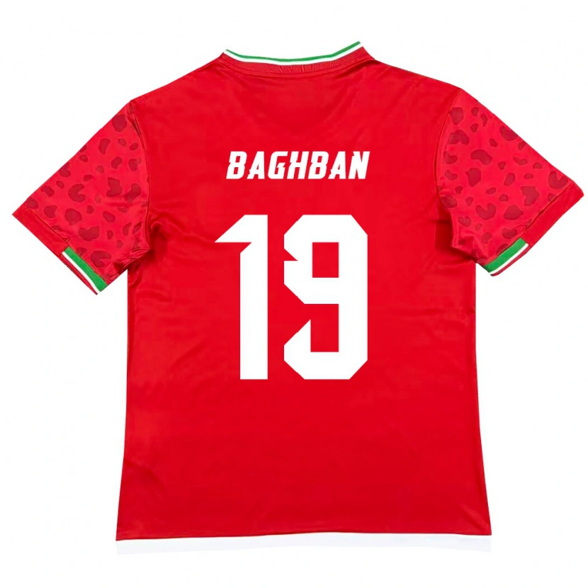 Danxen Dětské Írán Hadi Baghban #19 Červená Bílá Daleko Hráčské Dresy 26-28 Dres