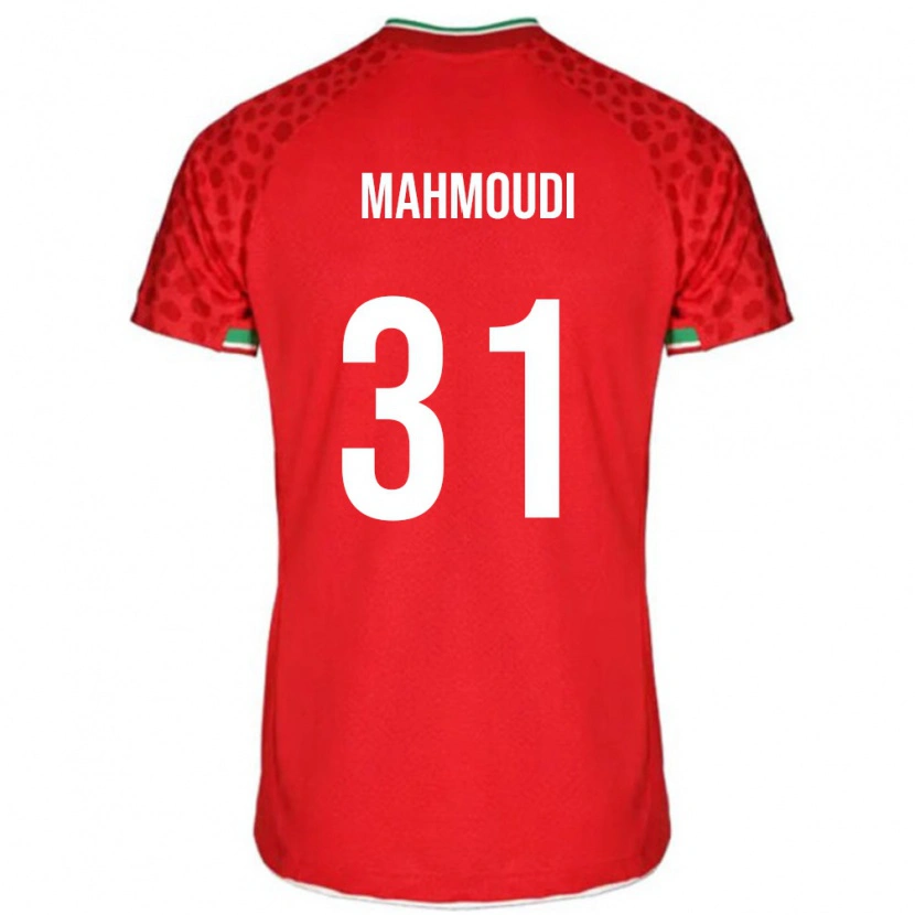 Danxen Dětské Írán Amirhossein Mahmoudi #31 Červená Bílá Daleko Hráčské Dresy 26-28 Dres