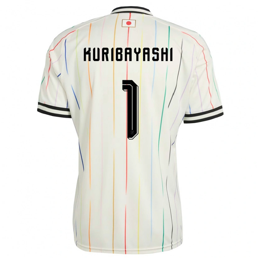 Danxen Dětské Japonsko Hayato Kuribayashi #1 Bílá Černá Daleko Hráčské Dresy 26-28 Dres