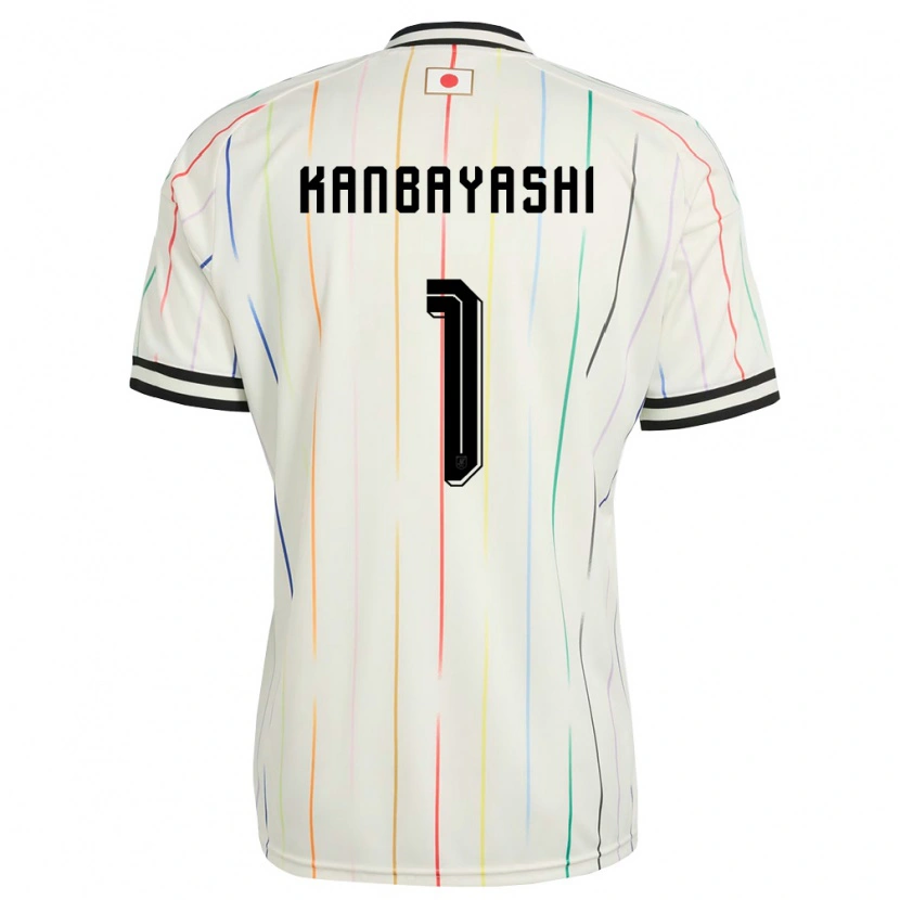 Danxen Dětské Japonsko Taisei Kanbayashi #1 Bílá Černá Daleko Hráčské Dresy 26-28 Dres