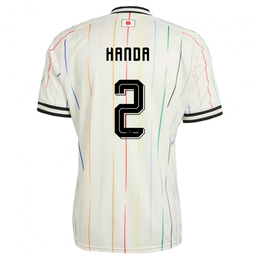 Danxen Dětské Japonsko Riku Handa #2 Bílá Černá Daleko Hráčské Dresy 26-28 Dres