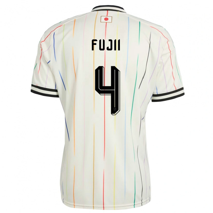 Danxen Dětské Japonsko Shota Fujii #4 Bílá Černá Daleko Hráčské Dresy 26-28 Dres