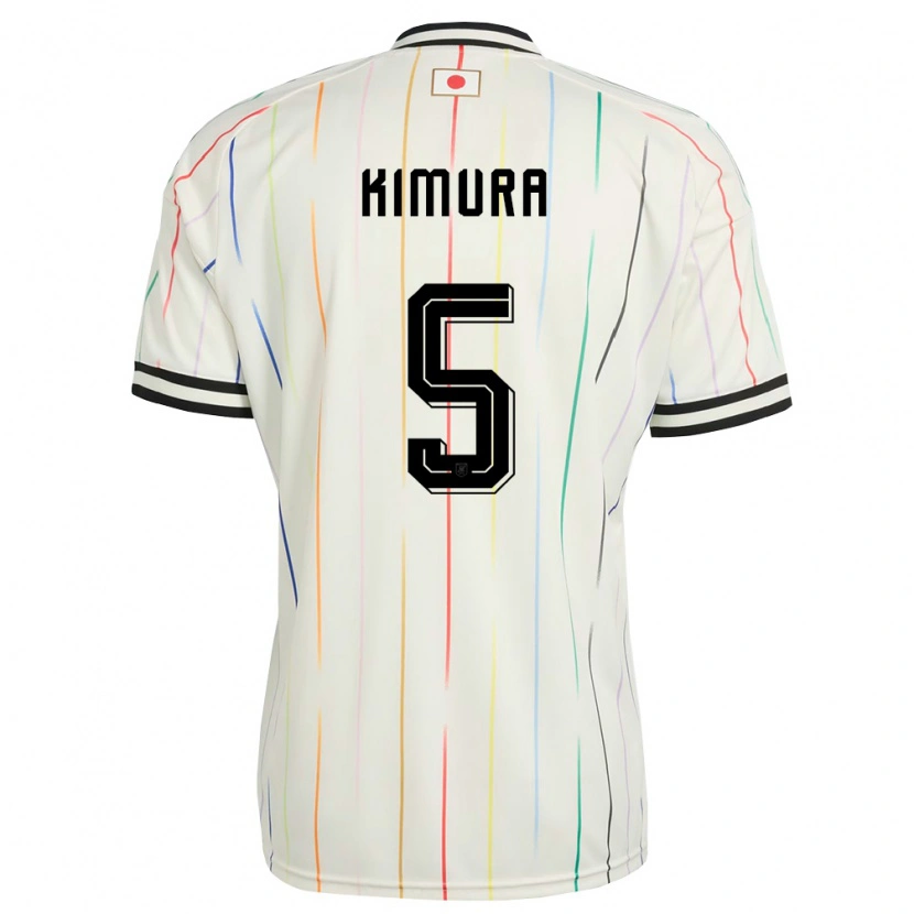 Danxen Dětské Japonsko Seiji Kimura #5 Bílá Černá Daleko Hráčské Dresy 26-28 Dres