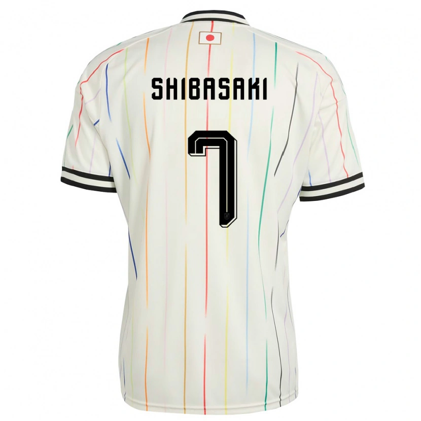 Danxen Dětské Japonsko Gaku Shibasaki #7 Bílá Černá Daleko Hráčské Dresy 26-28 Dres