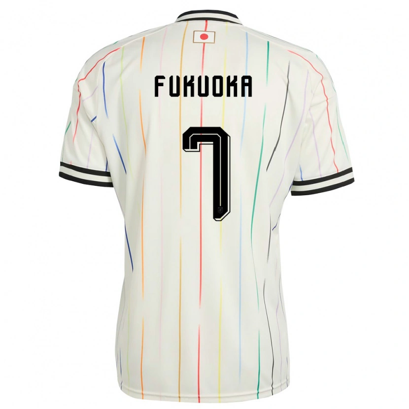 Danxen Dětské Japonsko Yuwa Fukuoka #7 Bílá Černá Daleko Hráčské Dresy 26-28 Dres