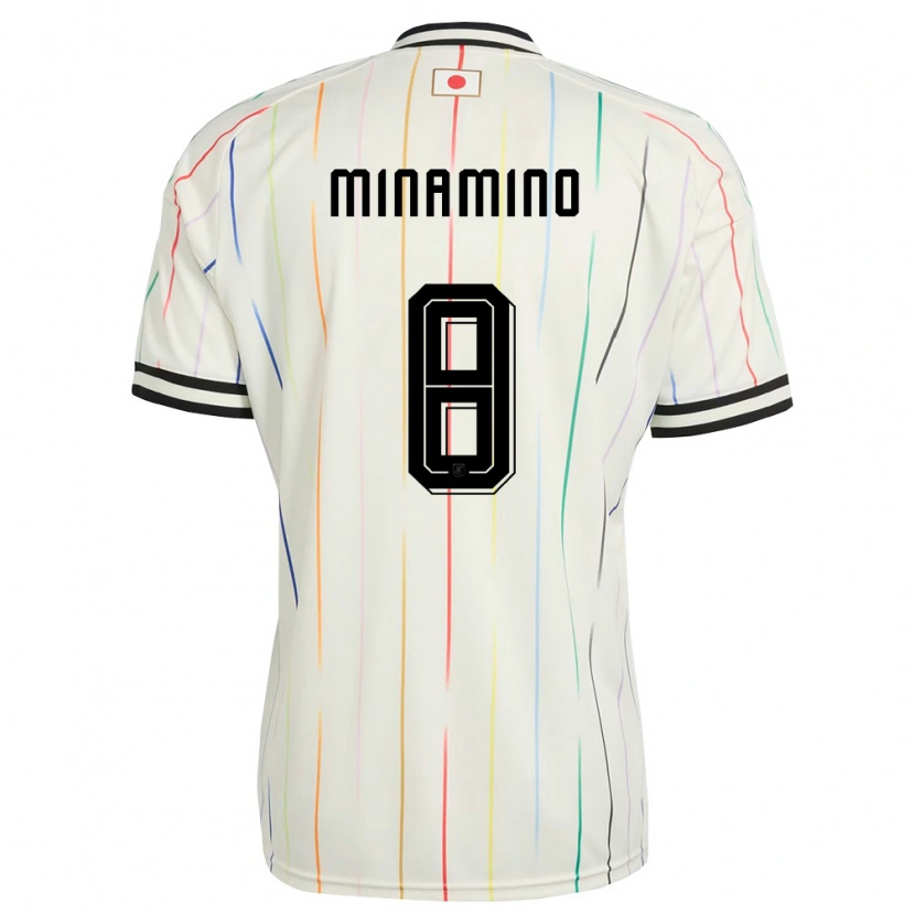 Danxen Dětské Japonsko Takumi Minamino #8 Bílá Černá Daleko Hráčské Dresy 26-28 Dres