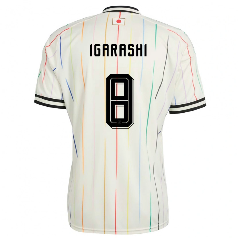 Danxen Dětské Japonsko Ryo Igarashi #8 Bílá Černá Daleko Hráčské Dresy 26-28 Dres