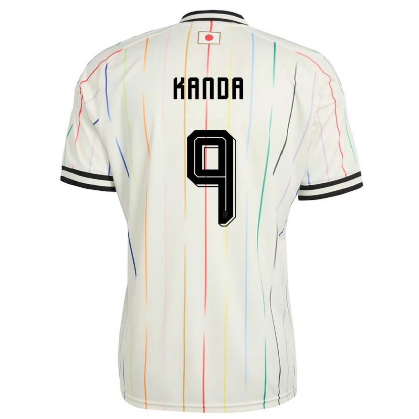 Danxen Dětské Japonsko Soma Kanda #9 Bílá Černá Daleko Hráčské Dresy 26-28 Dres