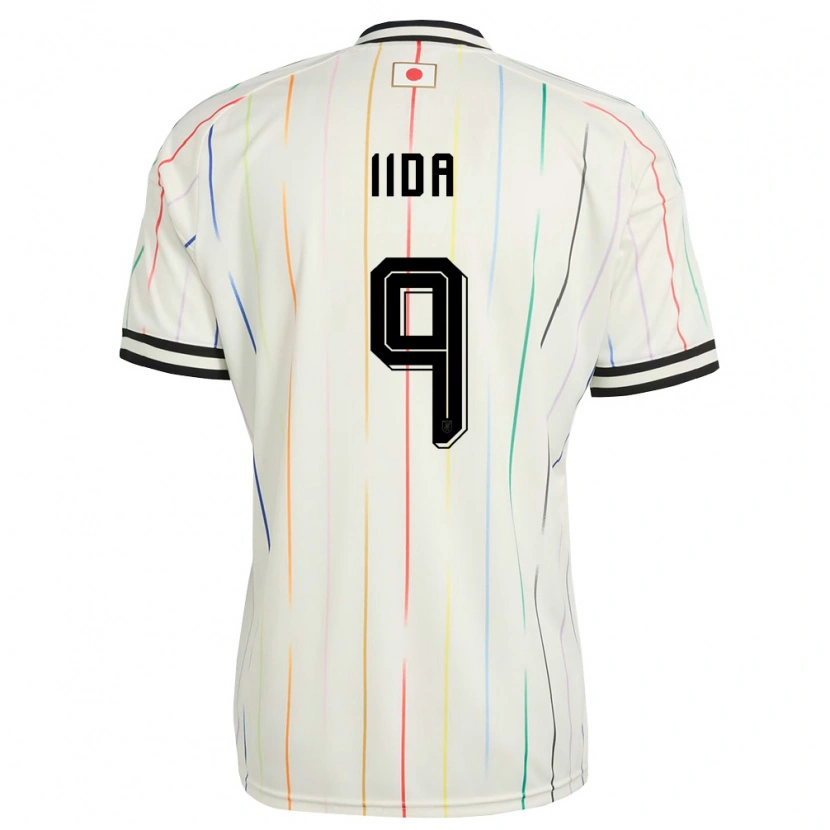 Danxen Dětské Japonsko Soma Iida #9 Bílá Černá Daleko Hráčské Dresy 26-28 Dres