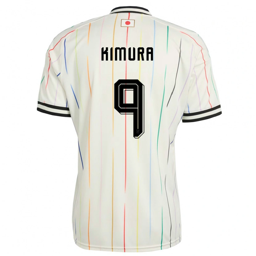 Danxen Dětské Japonsko Yudai Kimura #9 Bílá Černá Daleko Hráčské Dresy 26-28 Dres