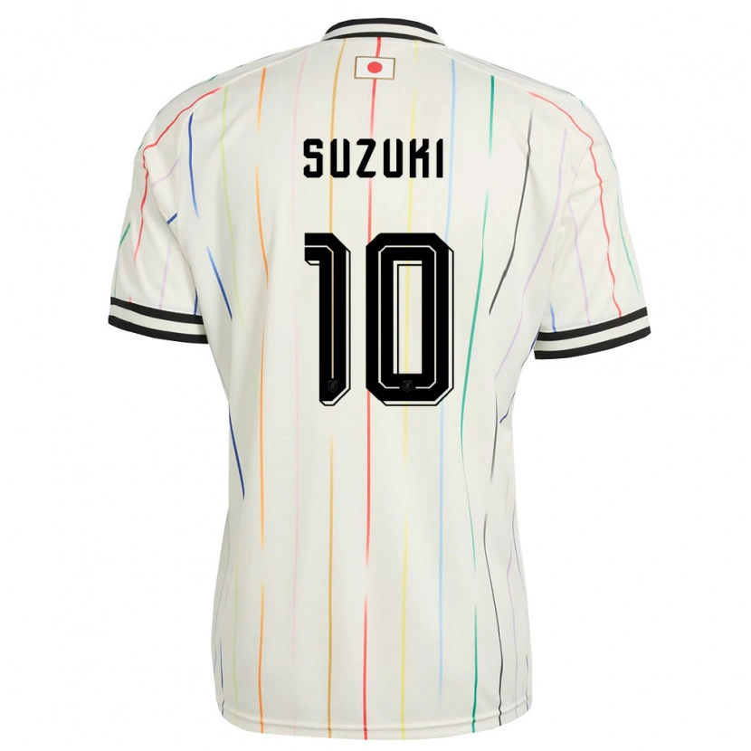 Danxen Dětské Japonsko Yuito Suzuki #10 Bílá Černá Daleko Hráčské Dresy 26-28 Dres