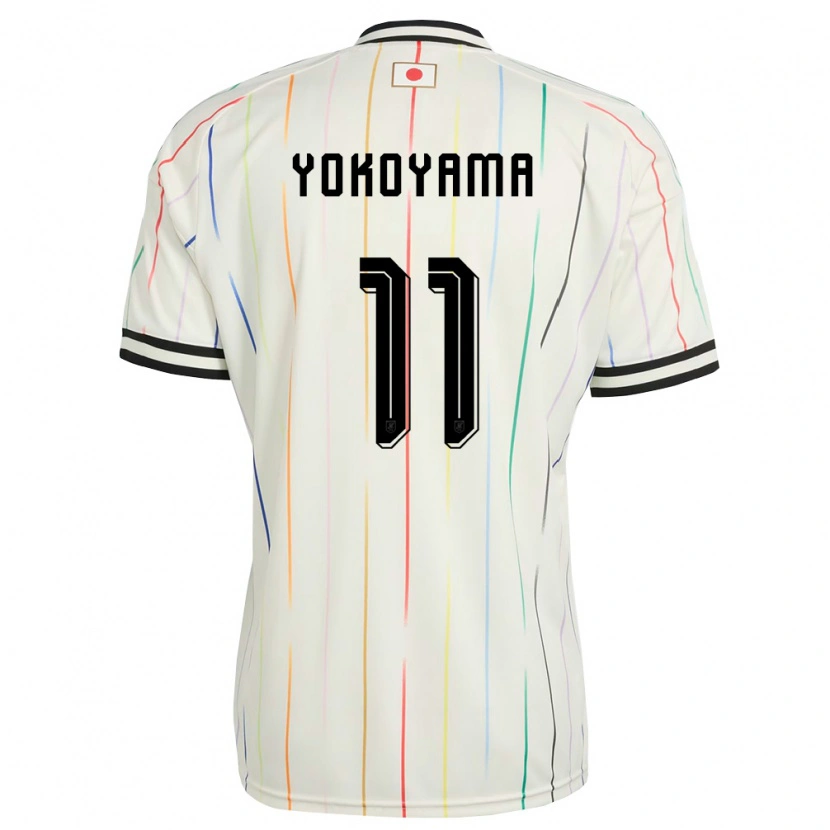 Danxen Dětské Japonsko Yumeki Yokoyama #11 Bílá Černá Daleko Hráčské Dresy 26-28 Dres