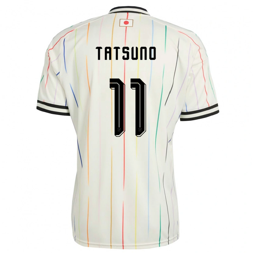 Danxen Dětské Japonsko Kyoya Tatsuno #11 Bílá Černá Daleko Hráčské Dresy 26-28 Dres