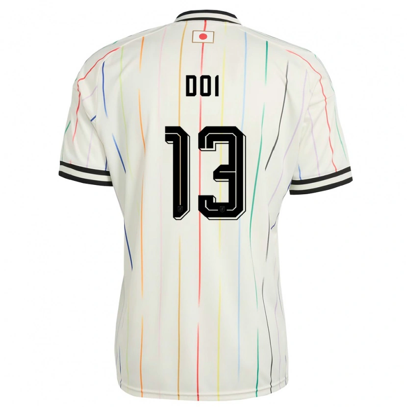 Danxen Dětské Japonsko Kuga Doi #13 Bílá Černá Daleko Hráčské Dresy 26-28 Dres