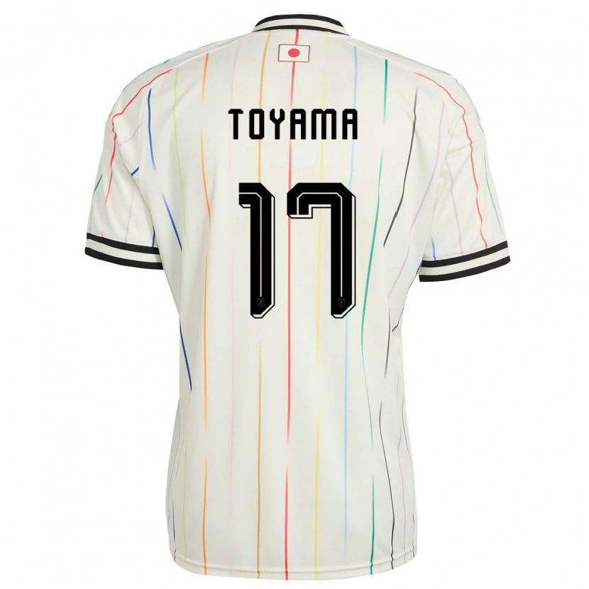 Danxen Dětské Japonsko Koe Toyama #17 Bílá Černá Daleko Hráčské Dresy 26-28 Dres