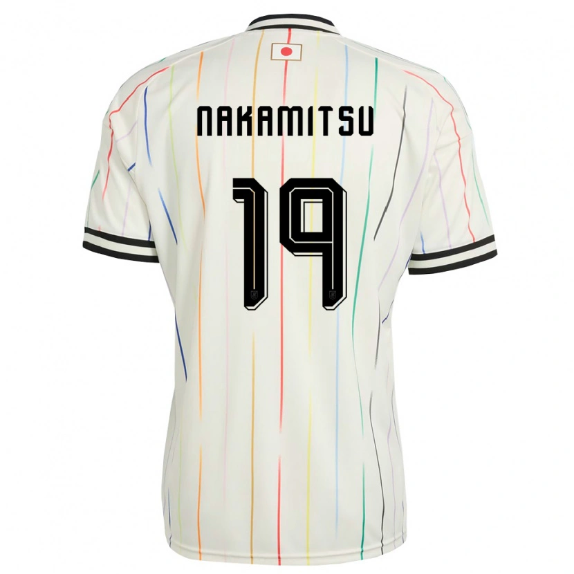 Danxen Dětské Japonsko Kanata Nakamitsu #19 Bílá Černá Daleko Hráčské Dresy 26-28 Dres