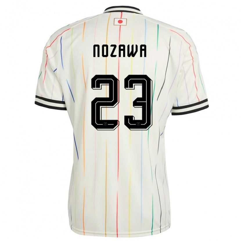Danxen Dětské Japonsko Taishi Brandon Nozawa #23 Bílá Černá Daleko Hráčské Dresy 26-28 Dres