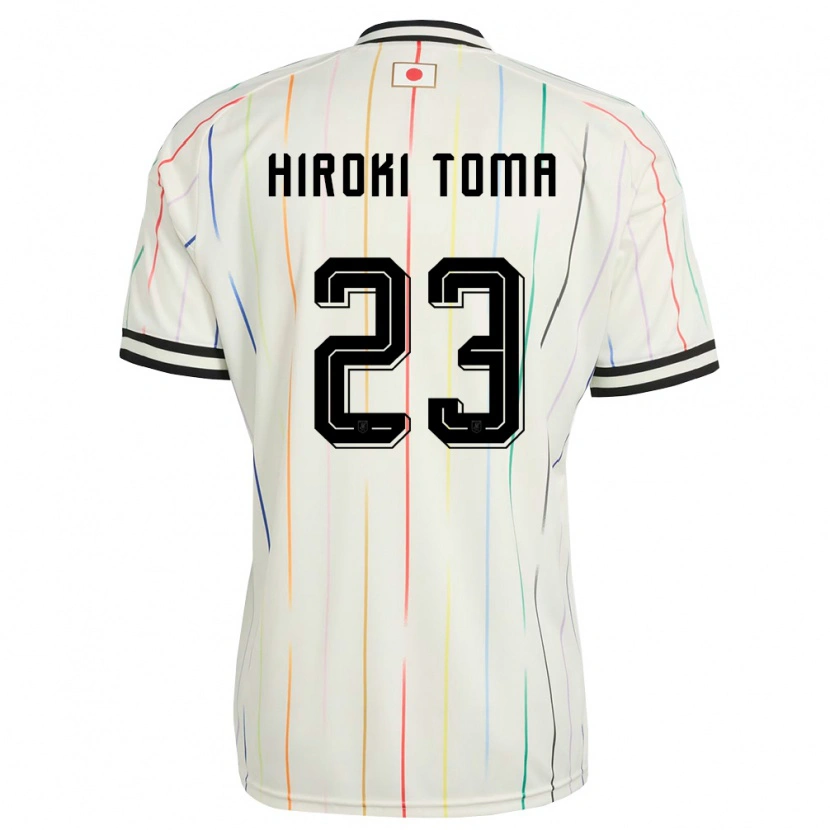 Danxen Dětské Japonsko Otavio Hiroki Toma #23 Bílá Černá Daleko Hráčské Dresy 26-28 Dres