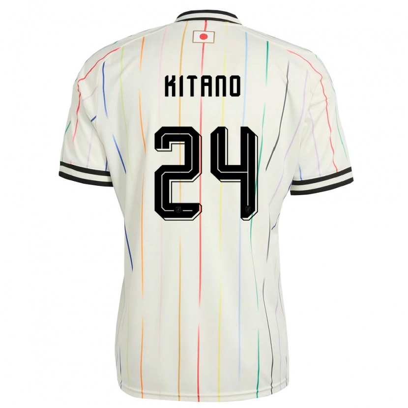 Danxen Dětské Japonsko Sota Kitano #24 Bílá Černá Daleko Hráčské Dresy 26-28 Dres