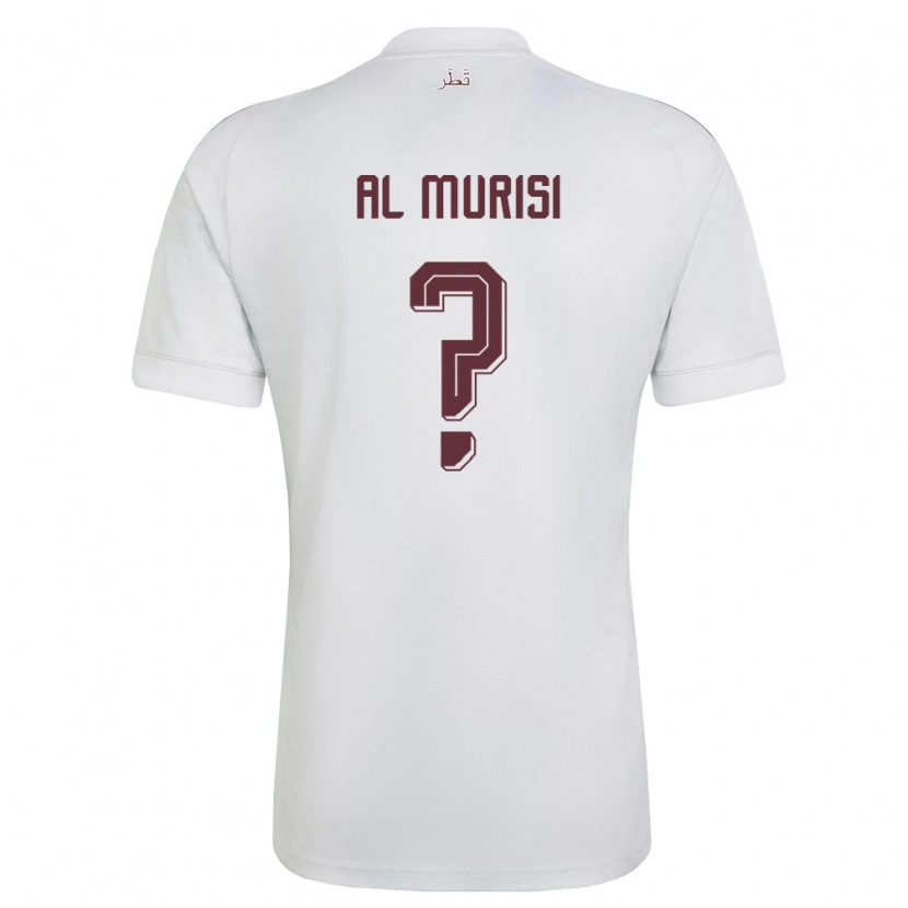 Danxen Dětské Katar Abdallah Al Murisi #0 Bílá Vínová Daleko Hráčské Dresy 26-28 Dres