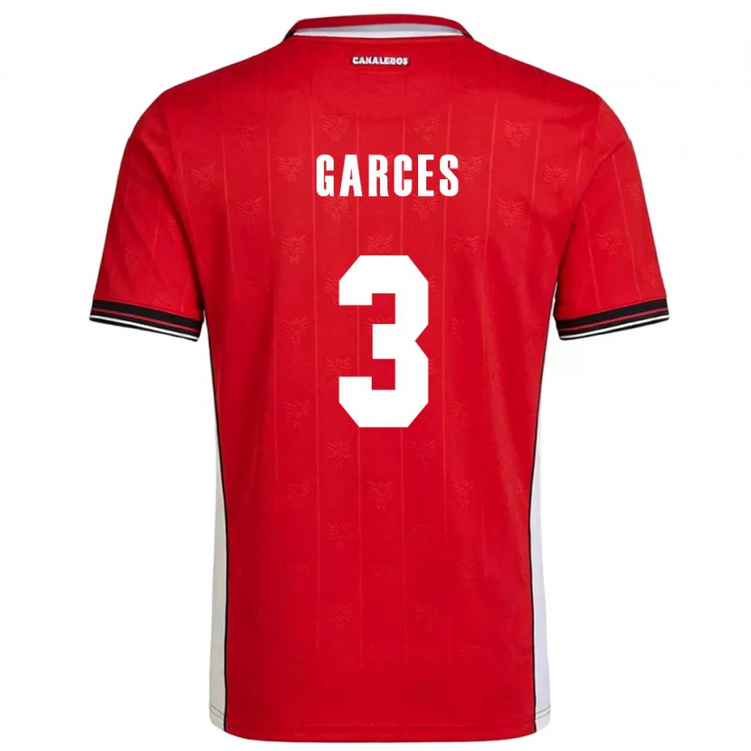 Danxen Pánské Panama Josue Garces #3 Červená Hnědá Bílá Domů Hráčské Dresy 26-28 Dres