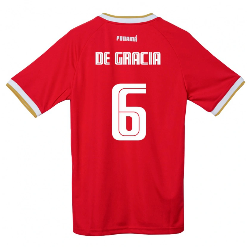 Danxen Pánské Panama Klissman De Gracia #6 Červená Hnědá Bílá Domů Hráčské Dresy 26-28 Dres