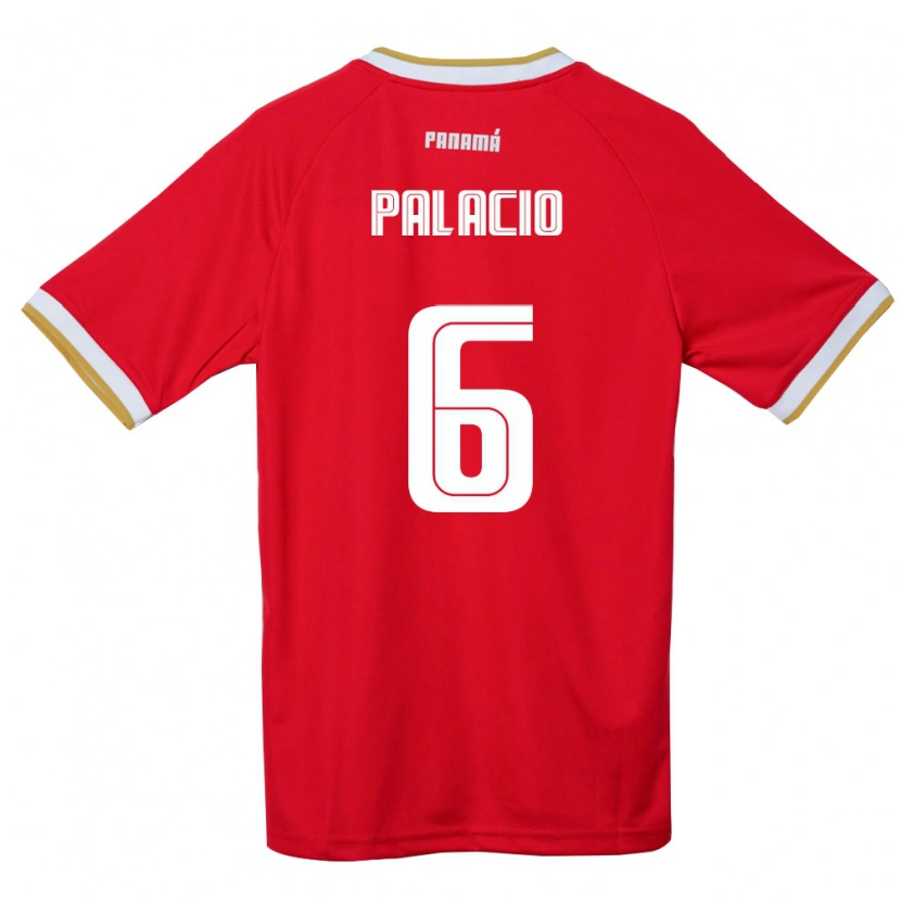 Danxen Pánské Panama Yamileth Palacio #6 Červená Hnědá Bílá Domů Hráčské Dresy 26-28 Dres