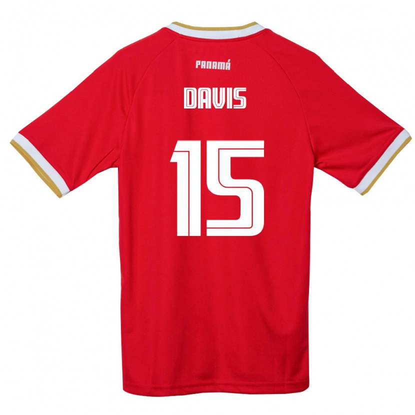 Danxen Pánské Panama Éric Davis #15 Červená Hnědá Bílá Domů Hráčské Dresy 26-28 Dres