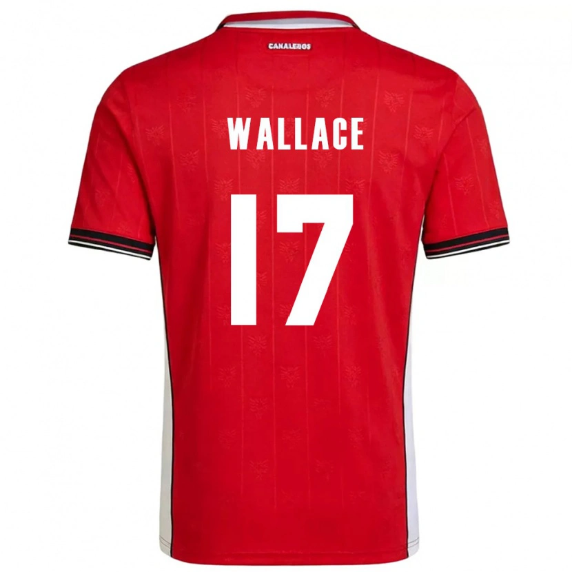 Danxen Pánské Panama Davis Wallace #17 Červená Hnědá Bílá Domů Hráčské Dresy 26-28 Dres
