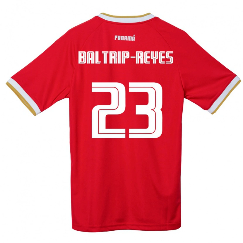 Danxen Pánské Panama Carina Baltrip-Reyes #23 Červená Hnědá Bílá Domů Hráčské Dresy 26-28 Dres