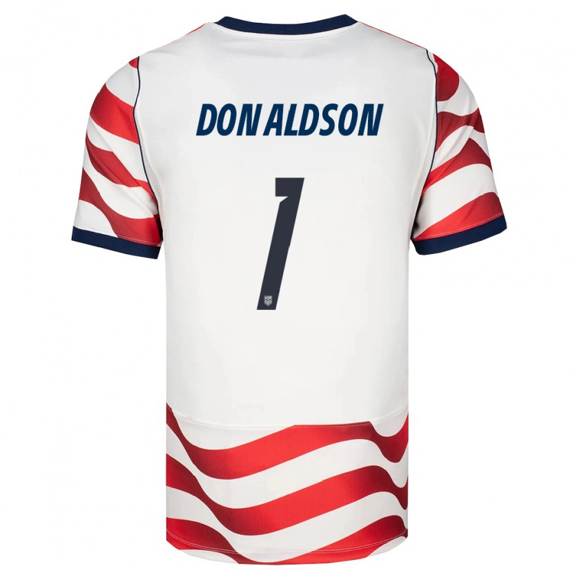 Danxen Pánské Spojené Státy Americké James Donaldson #1 Červená Bílá Černá Domů Hráčské Dresy 26-28 Dres