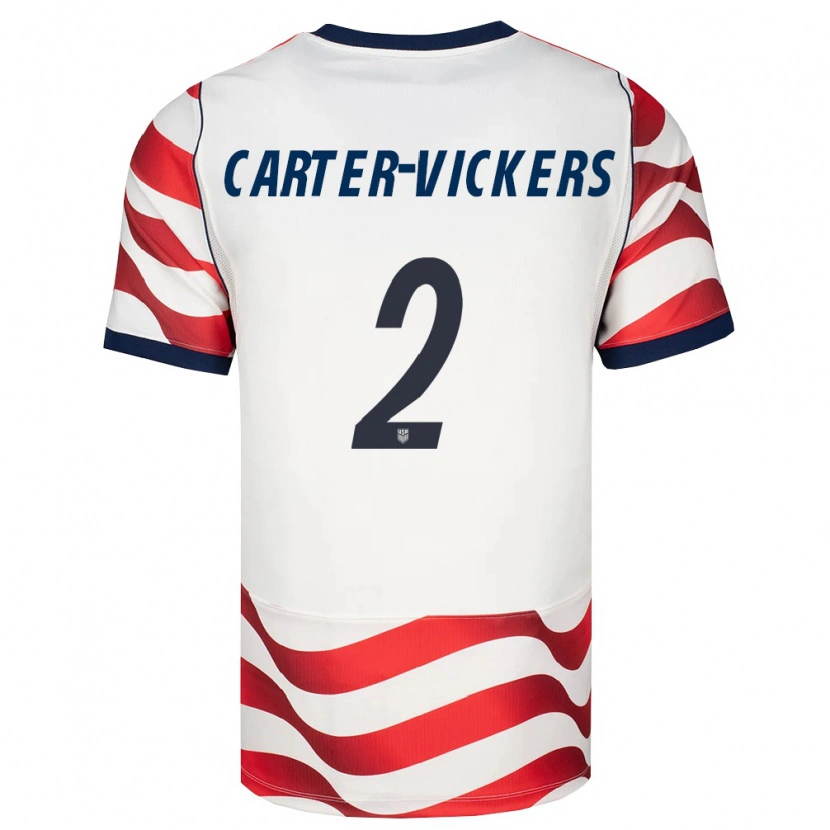 Danxen Pánské Spojené Státy Americké Cameron Carter-Vickers #2 Červená Bílá Černá Domů Hráčské Dresy 26-28 Dres