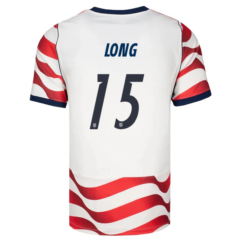 Danxen Pánské Spojené Státy Americké Aaron Long #15 Červená Bílá Černá Domů Hráčské Dresy 26-28 Dres