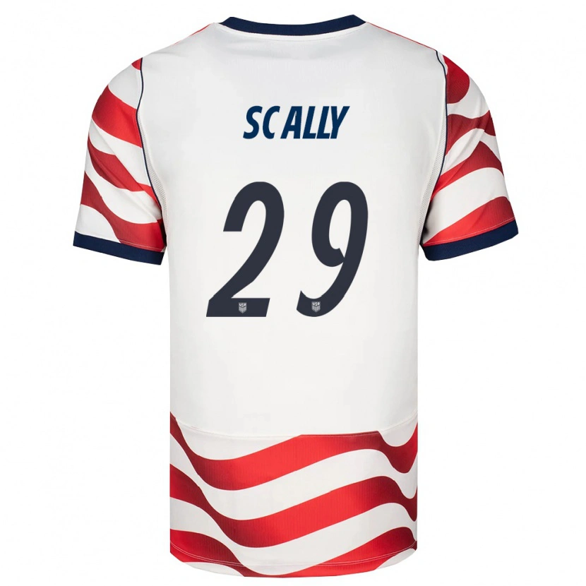 Danxen Pánské Spojené Státy Americké Joseph Scally #29 Červená Bílá Černá Domů Hráčské Dresy 26-28 Dres