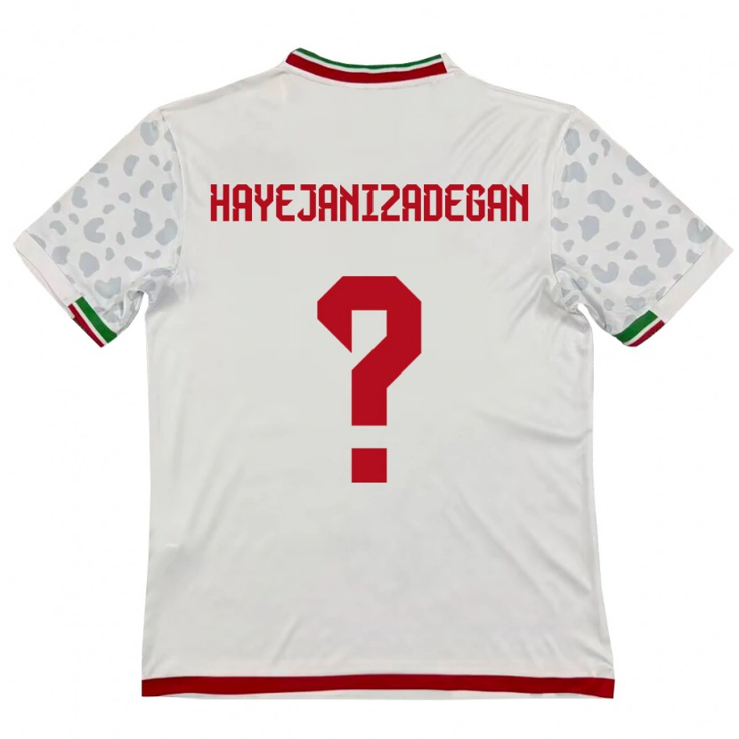 Danxen Pánské Írán Iliya Hayejanizadegan #0 Bílá Červená Domů Hráčské Dresy 26-28 Dres