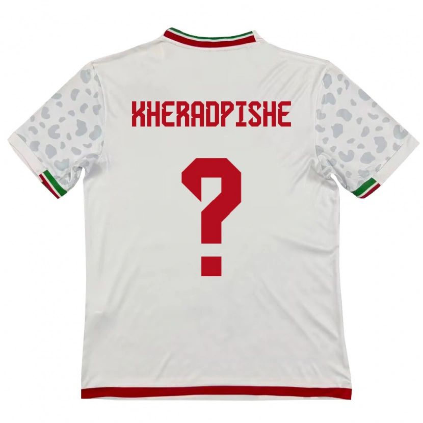 Danxen Pánské Írán Ehsan Kheradpishe #0 Bílá Červená Domů Hráčské Dresy 26-28 Dres