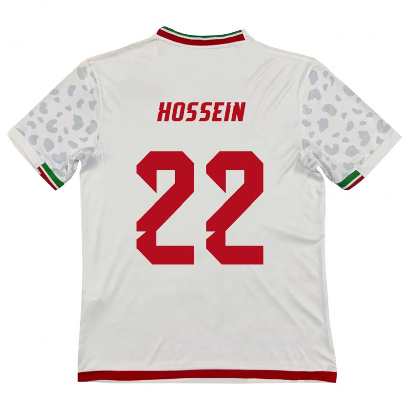 Danxen Pánské Írán Seyed Hossein Hosseini #22 Bílá Červená Domů Hráčské Dresy 26-28 Dres