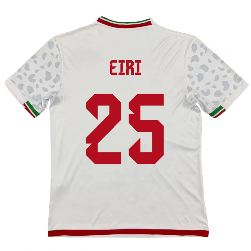 Danxen Pánské Írán Danial Eiri #25 Bílá Červená Domů Hráčské Dresy 26-28 Dres