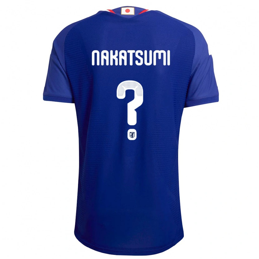 Danxen Pánské Japonsko Naru Nakatsumi #0 Modrá Bílá Červená Domů Hráčské Dresy 26-28 Dres