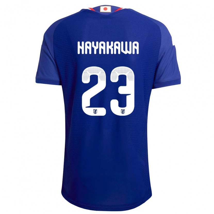 Danxen Pánské Japonsko Tomoki Hayakawa #23 Modrá Bílá Červená Domů Hráčské Dresy 26-28 Dres