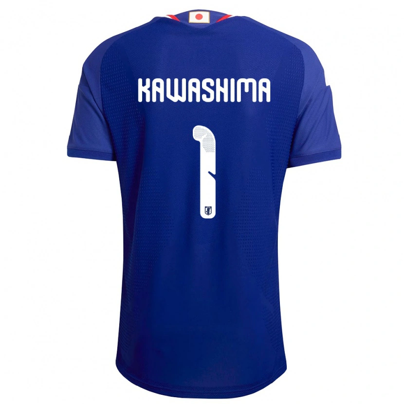 Danxen Pánské Japonsko Eiji Kawashima #1 Modrá Bílá Červená Domů Hráčské Dresy 26-28 Dres