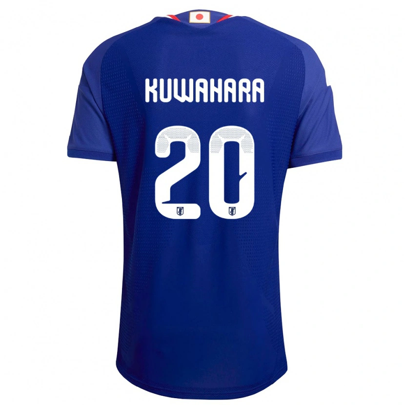 Danxen Pánské Japonsko Rikuto Kuwahara #20 Modrá Bílá Červená Domů Hráčské Dresy 26-28 Dres