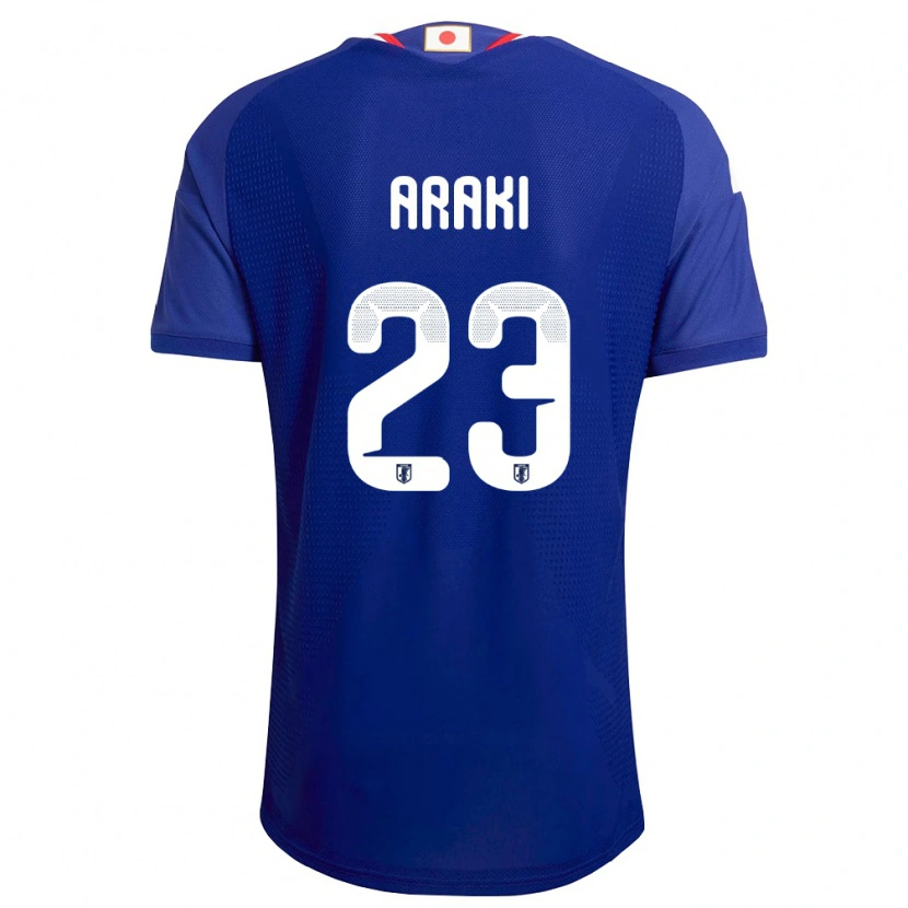 Danxen Pánské Japonsko Rui Araki #23 Modrá Bílá Červená Domů Hráčské Dresy 26-28 Dres