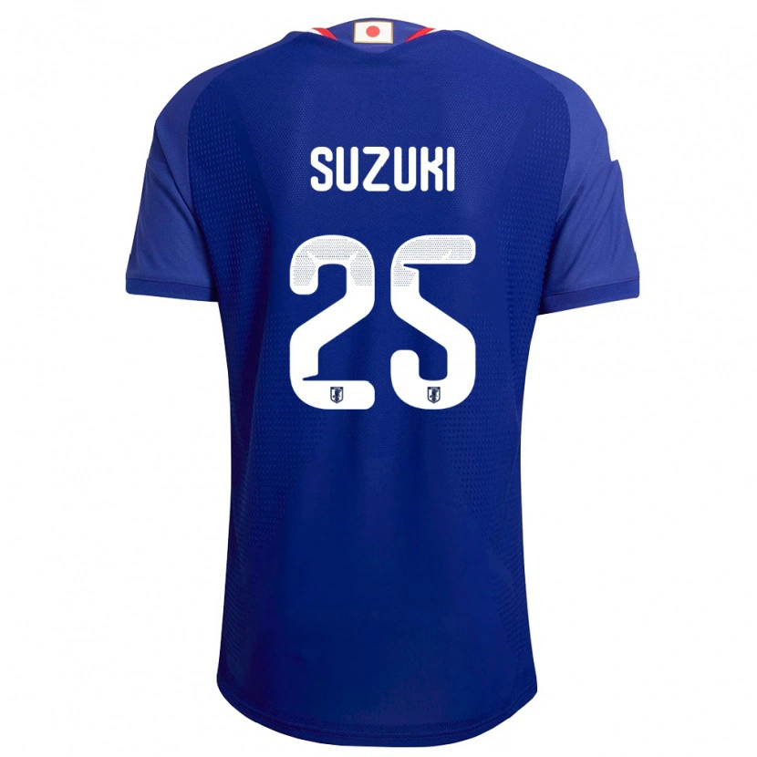 Danxen Pánské Japonsko Junnosuke Suzuki #25 Modrá Bílá Červená Domů Hráčské Dresy 26-28 Dres