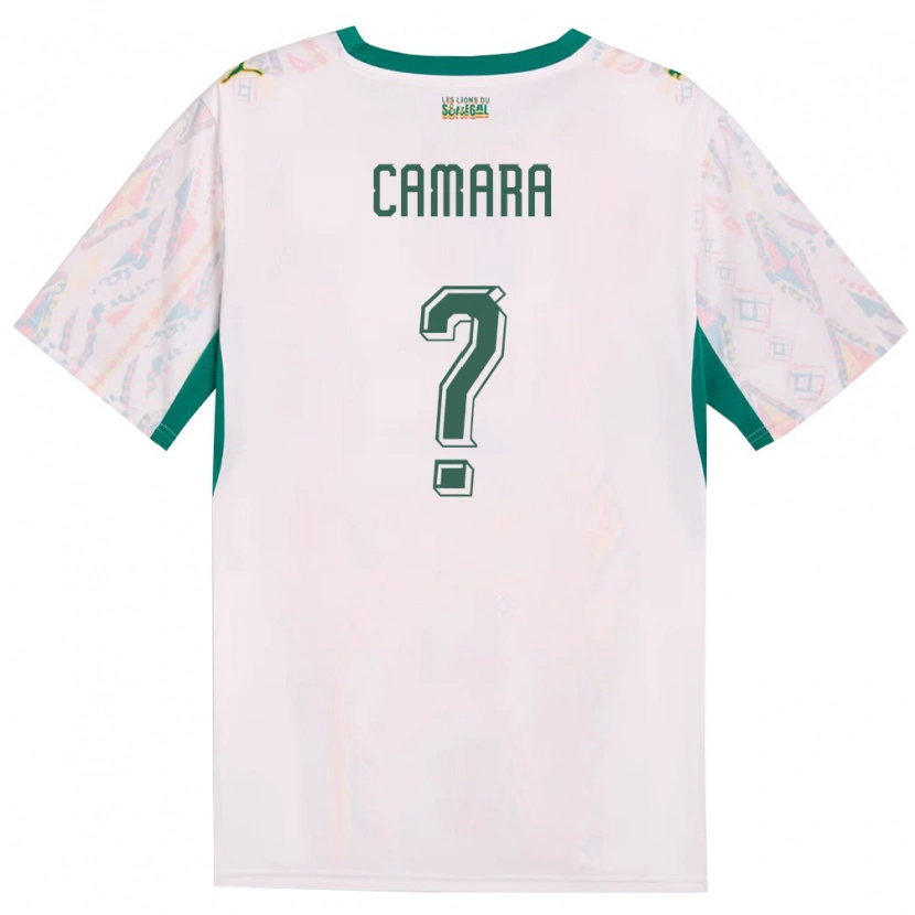 Danxen Pánské Senegal Famara Camara #0 Bílá Zelená Žlutá Domů Hráčské Dresy 26-28 Dres