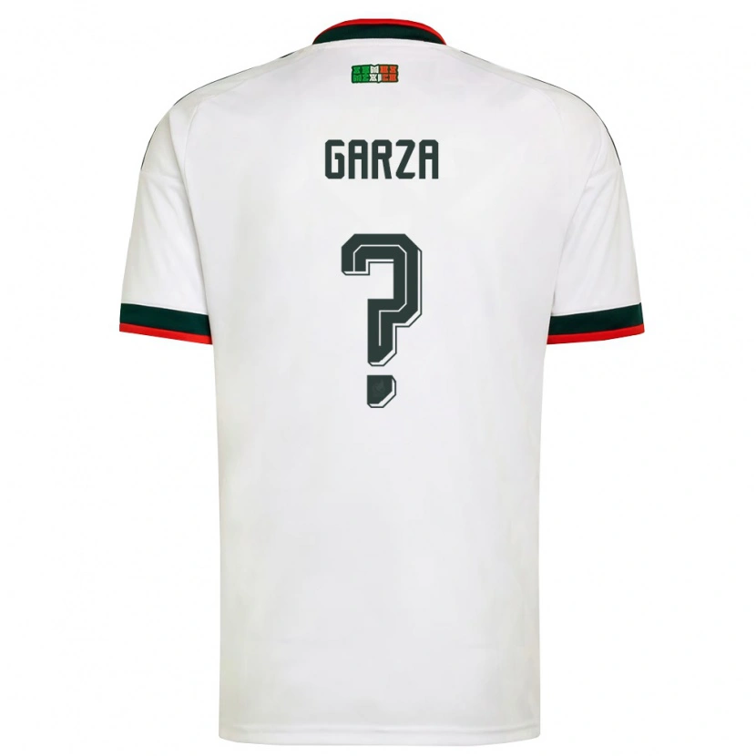 Danxen Pánské Mexiko Juan Garza #0 Bílá Vínová Zelená Daleko Hráčské Dresy 26-28 Dres